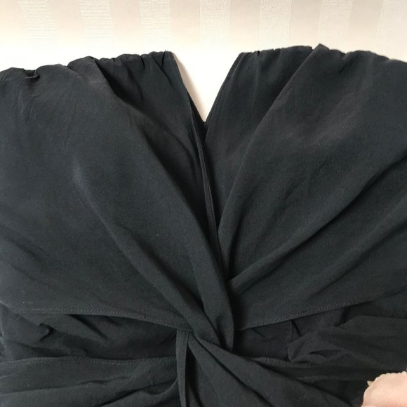 HP**Bebe- Strapless Twist Black Top Size XS - Picture 3 of 12